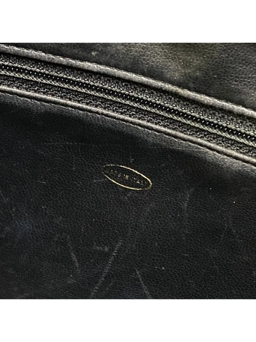 Chanel Triple CC Logo Caviar Leather Shoulder Bag Coco Chain Black